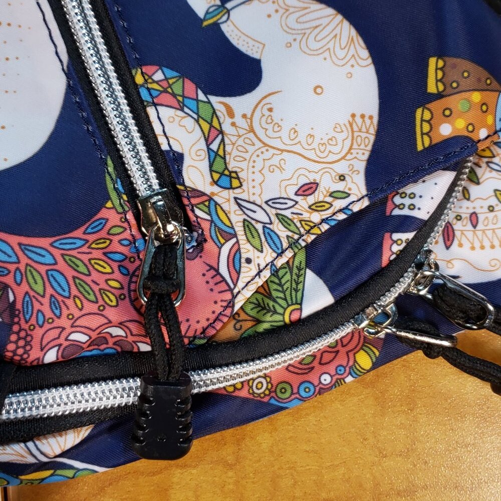 Mosiso Sling Crossbody Bag, Cute Elephant Print - Picture 11 of 13